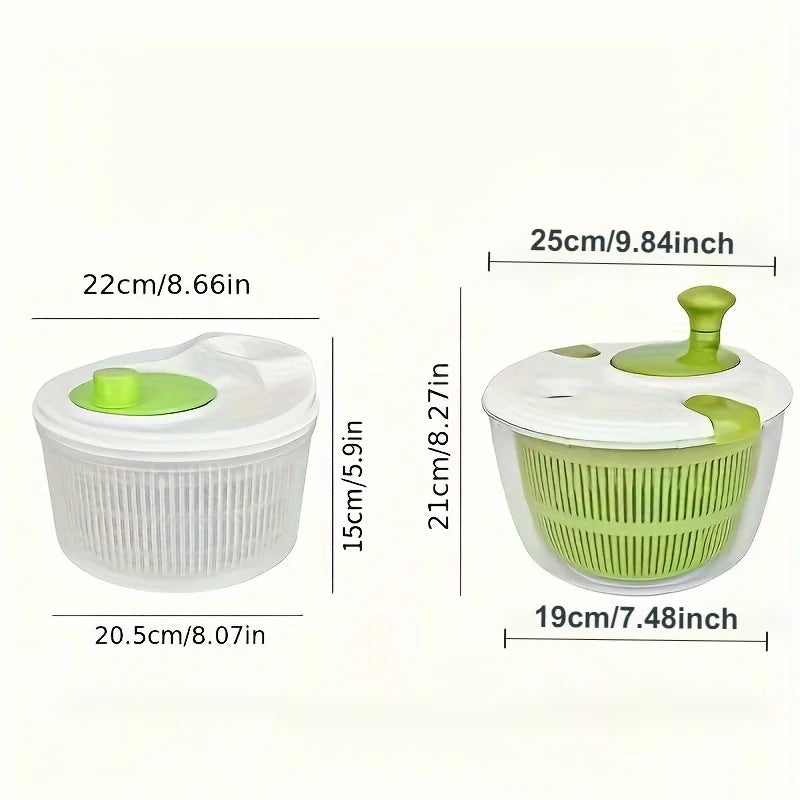 Salad Spinner & Vegetable Dryer - Durable Plasti