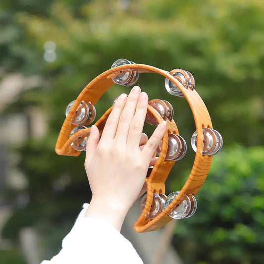 Double Row Hand Bell for Party Tambourine