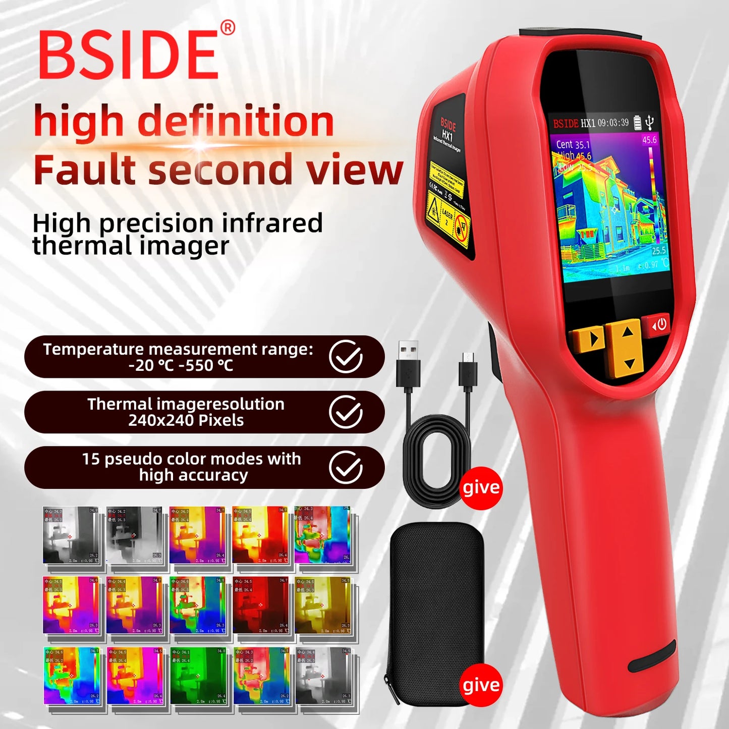 New Thermal Imager Camera Professional Handheld Save Pictures