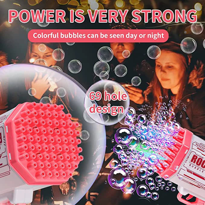 Bubble Gun Kids Toys Shape Automatic Blower