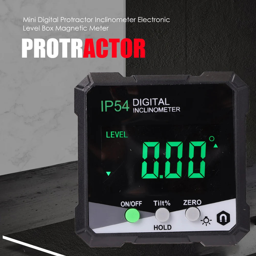 Digital Angle Protractor LCD Backlight Electronic Goniometer