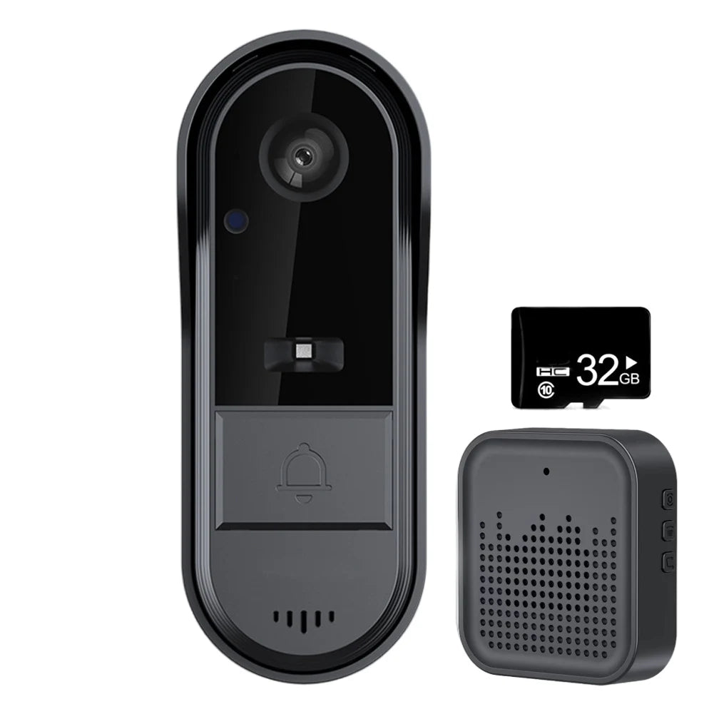 Wireless Video Doorbell with Chime 2-Way Talk