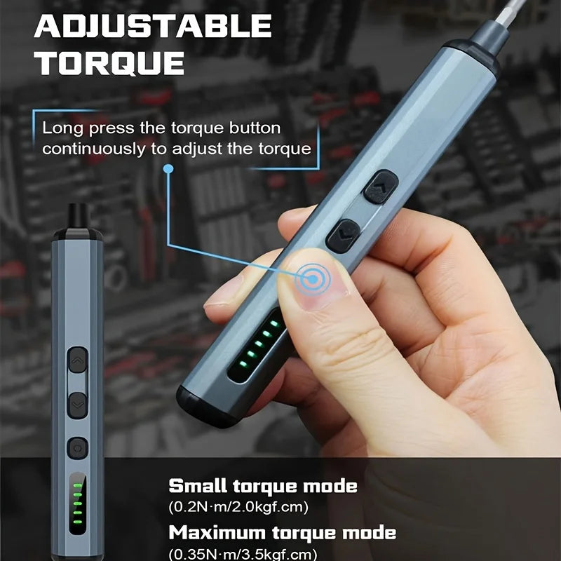 Electric Precision Screwdriver Set 5 Torque Magnetic