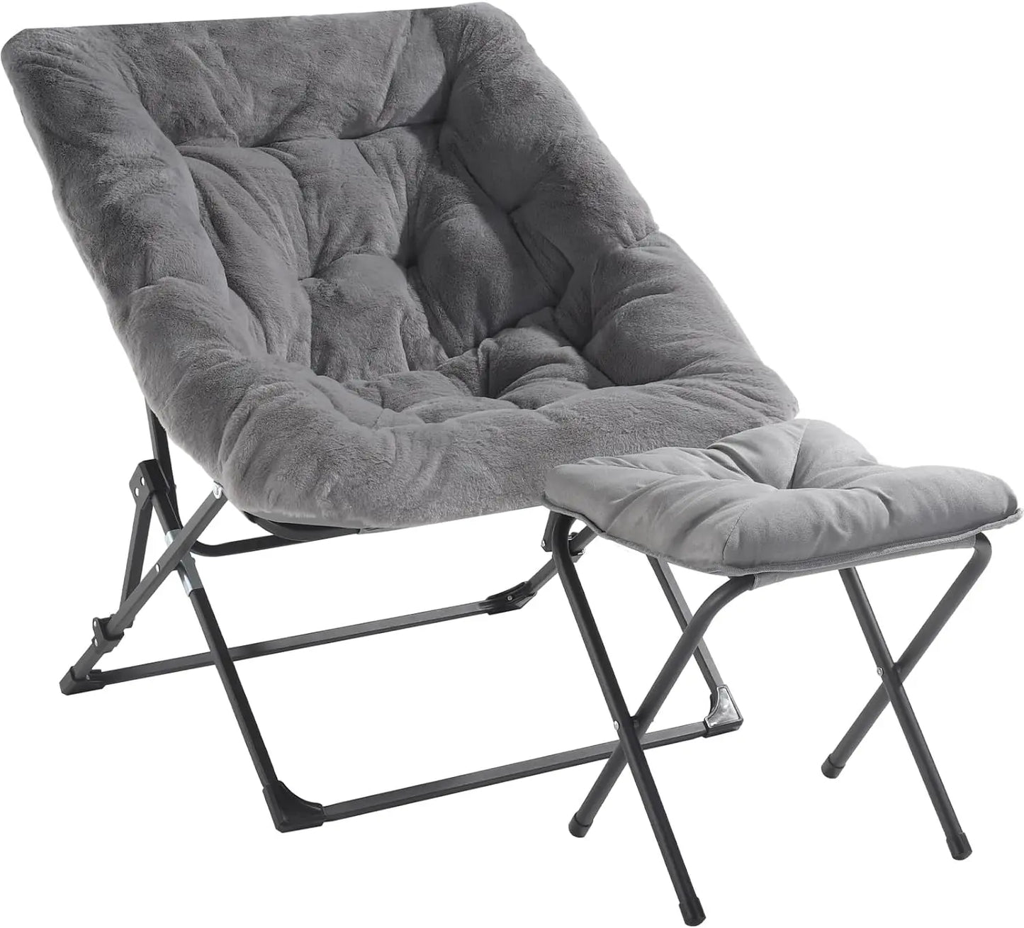 OAKHAM Comfy Saucer Chair,Folding  Lounge Chair