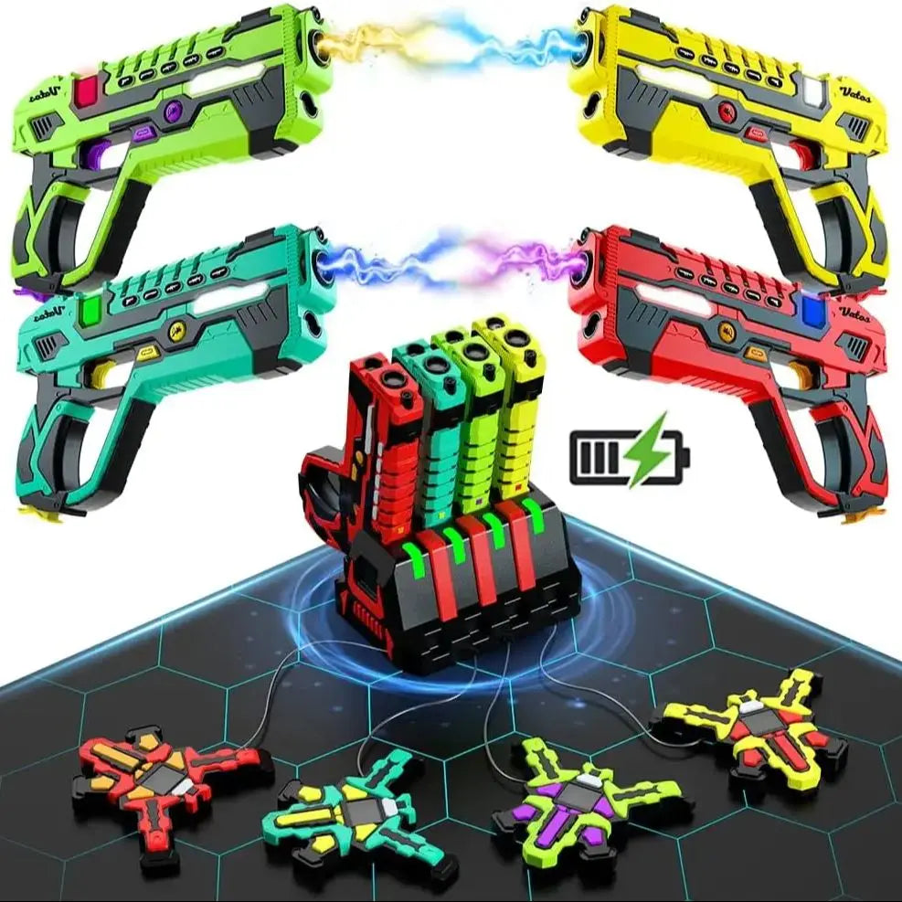 Laser Tag Guns Vests Shooting Game Set