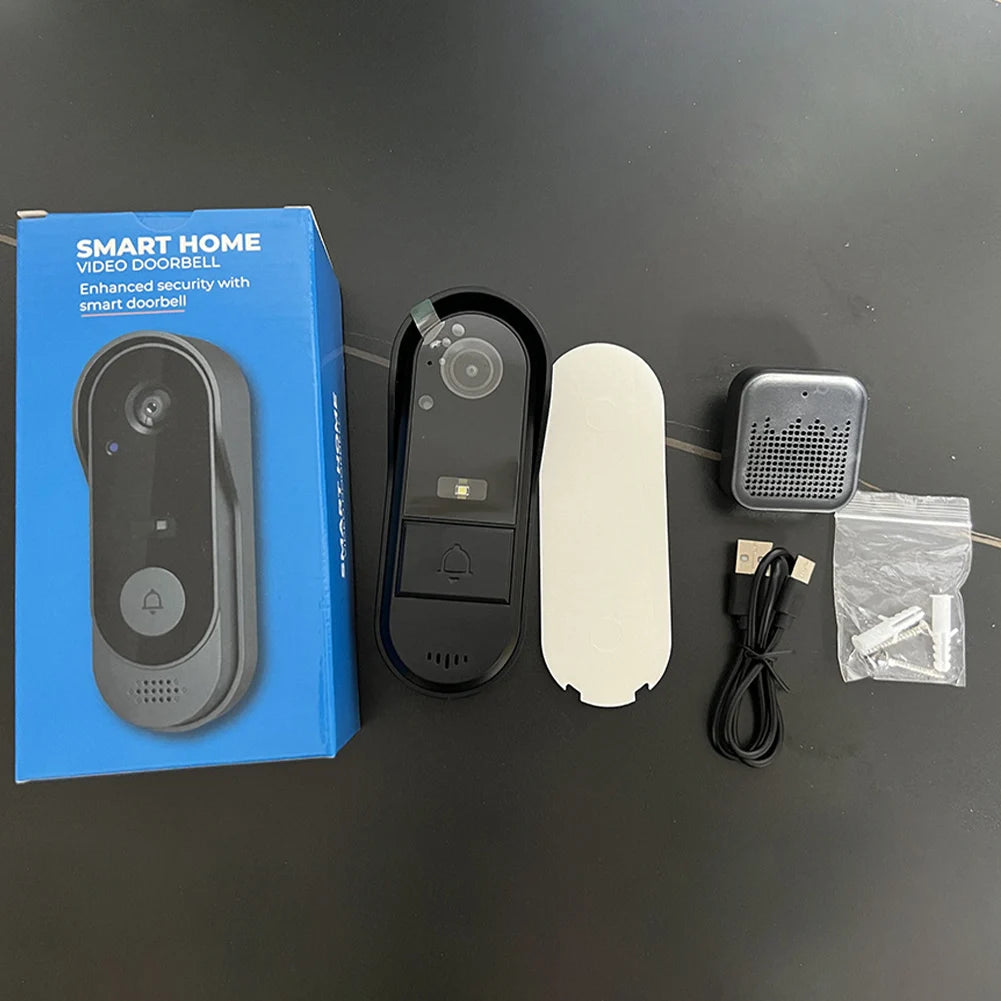 Wireless Video Doorbell with Chime 2-Way Talk